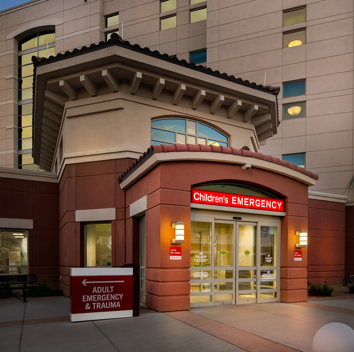 Siena Children's ER Entrance