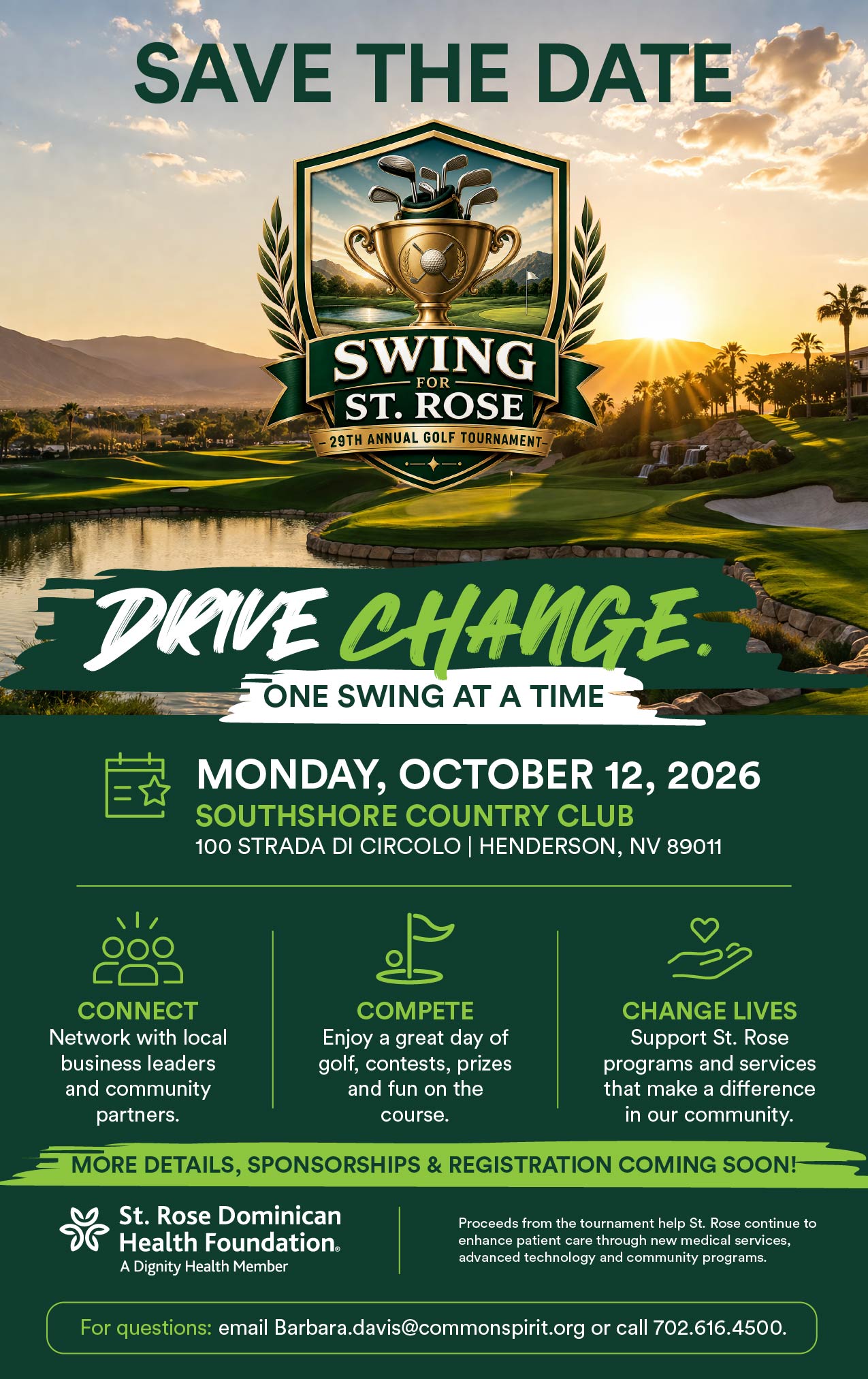 Save the Date - Golf 2026