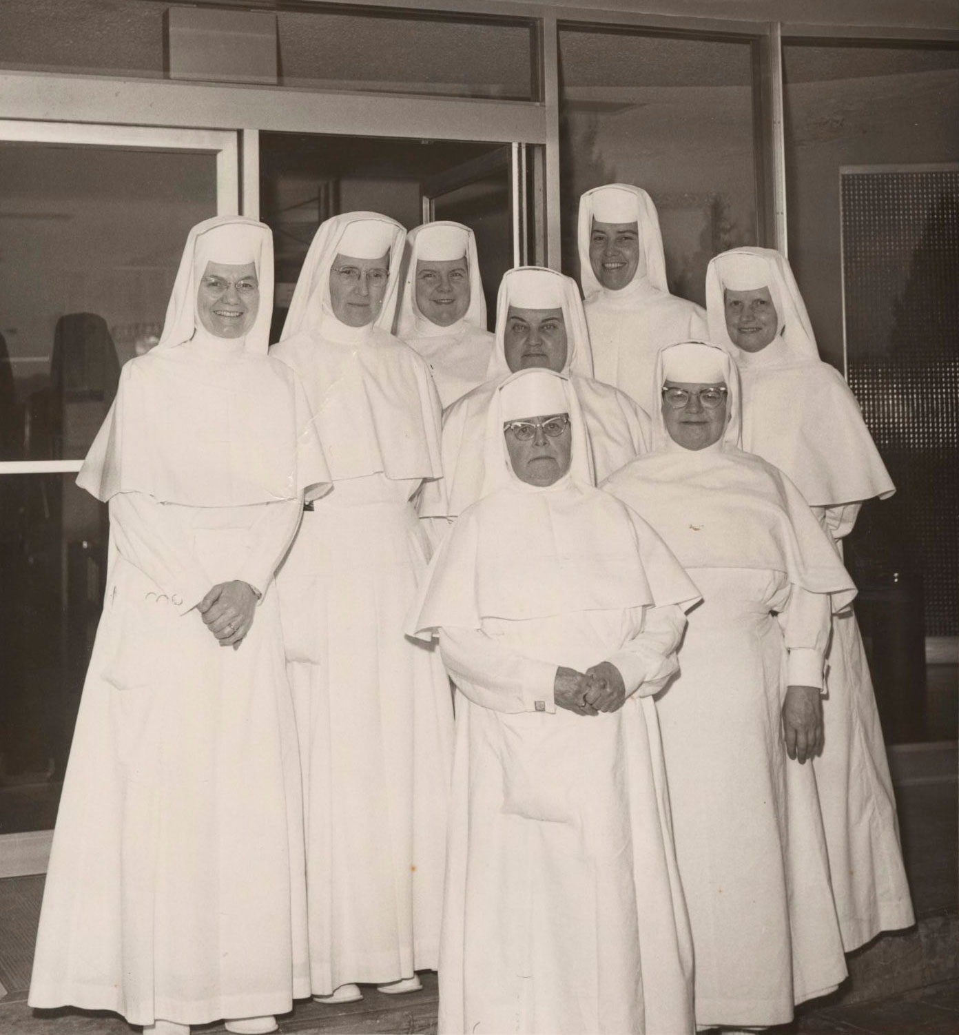 1947 photo of the Adrian Dominican Sisters